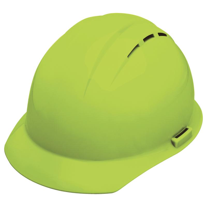 Americana Ventilated Hard Hat - Hi Vis Lime